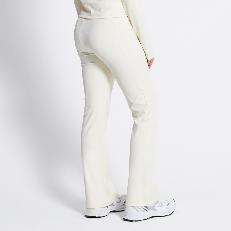 Flared training tights "Bounce" Light Yellow